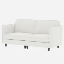 74.27'' Loveseat Sofa, 2 Seater Comfy Couch,Mid Century Modern Designed For Small Spaces, Apartment, Bedroom, Dorm, Office -House Furnish World GUEST ceede978 daf3 466c 9fc0 813950827b65
