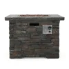 35" SQUARE MGO FIRE PIT - 40000 BTU.
