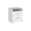 Greter 24" Two-Drawer Night Stand With Open Shelf