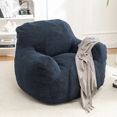 Bean Bag Chair With Filler, Bean Bag Sofa With Tufted Soft Stuffed Filling, Fluffy And Lazy Sofa, Comfy Cozy BeanBag Chairs With Memory Polyester 1 Bean Bag Chair With Filler, Bean Bag Sofa With Tufted Soft Stuffed Filling, Fluffy And Lazy Sofa, Comfy Cozy BeanBag Chairs With Memory Polyester