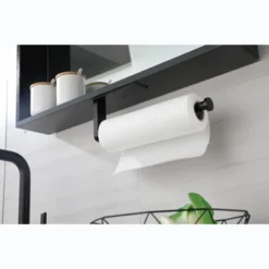 2 Pack Paper Towel Holder Wall Mount,Paper Towel Holder Under Cabinet, Self Adhesive Holders,for Kitchen Organization And Storage (12inch, 2 Pack) -House Furnish World GUEST d94ffaa8 9de7 4ed8 b3b8 3aaedabed7b3