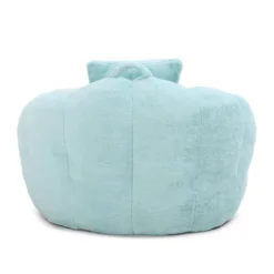 Giant Bean Bag Chair WithFootstool, Oversized Bean Bag For Adults And Kids, Polyester Shell-Shaped Large Chair With Filler, Stuffed Big Accent Sofa -House Furnish World GUEST d9e8ad4f 97f5 4488 aa8b c2f2bf34eb79