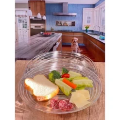 12in Acrylic Dinner Plates Set Of 4, Crystal Clear Plastic Plates Reusable, Unbreakable Kitchen Plates For All Occasions BPA Free Dishwasher Safe -House Furnish World GUEST dbed4505 0362 4b4e 834a fb7b78f6f27d