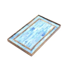 Ribaldi Handmade Bone Inlaid Wooden Tray/D¨¦cor & Serving Tray - 12X7.25X0.8in -House Furnish World GUEST dd122b80 7ec2 42c1 8360 237878473c2e