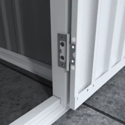 8X10FT Outdoor Storage Shed With Thickened Galvanized Steel,with Sloped Roof & Double Lockable Door,with 6 Vents, For Backyard Garden Bike,Lawnmower -House Furnish World GUEST deaee4c8 05f9 43fe a7fd e8f1f7ac7fdd