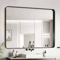 40x36 Inch Black Aluminium Frame Bathroom Mirror -House Furnish World GUEST e14d4ce8 f458 43ae 9d13 b554ab2799a3