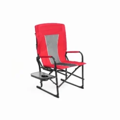 Camping Directors Chair, Heavy Duty,Oversized Portable Folding Chair With Side Table, Pocket For Beach, Fishing,Trip,Picnic,Lawn Red -House Furnish World GUEST e28b8603 0120 4475 ba57 0efe70308805