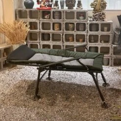 Camping Lounge Chair, Portable Folding Reclining Camping Chair With Adjustable Backrest For Indoor And Outdoor Camping Hiking Fishing,Green+black+grey -House Furnish World GUEST e48b15c7 aac5 460f 8f33 8c7423d9a1d0