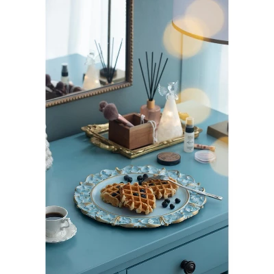 6 Pack Plastic Charger Plate, D14in 2 6 Pack Plastic Charger Plate, D14in - Image 2