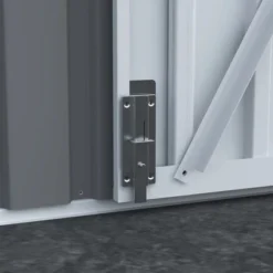 8X10FT Outdoor Storage Shed With Thickened Galvanized Steel,with Sloped Roof & Double Lockable Door,with 6 Vents, For Backyard Garden Bike,Lawnmower -House Furnish World GUEST e6036174 6c57 497a b3a0 ac437e927bf2