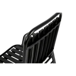 7 Pieces Patio Dining Set, Plastic Chair And Steel Table Outdoor Set, Plastic Chairs And Table Set For Garden Patio, Black -House Furnish World GUEST eb106601 333c 4827 bb25 be222a0c7e5a