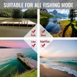 Camping Lounge Chair, Portable Folding Reclining Camping Chair With Adjustable Backrest For Indoor And Outdoor Camping Hiking Fishing,Green+black -House Furnish World GUEST ec26b1cc 0075 4e56 b308 615c1ad4c8fa 1