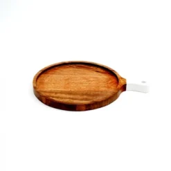 Wooden Cheese Board/Cutting Board- 14x9in