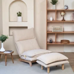 Lazy Sofa Balcony Leisure Chair Bedroom Sofa Chair Foldable Reclining Chair Leisure Single Sofa Functional Chair -House Furnish World GUEST ef5c92b4 4b81 4de3 a2c3 7968039feaa3