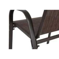 2 Piece Patio Chairs,Outdoor Camping Chair With Breathable Textilene Fabric,Set Of 2 Chairs With Armrest High Backrest For Garden,Space Saving( Brown) -House Furnish World GUEST f079d2e8 71bb 4877 87f9 9573c4852c00