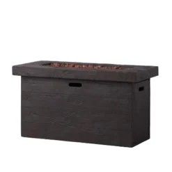 CUSTER 45'RECTANGULAR MGO FIRE PIT - 50,000 BTU -House Furnish World GUEST f1715d59 a410 4fe6 b754 17aa9302818b