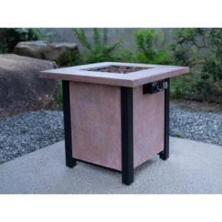 25" H Outdoor Patio Propane Gas Fire Pit Table - 50,000 BTU High-temperature-resistant Carving Process For Of Rattan Weaving Grain 15 25" H Outdoor Patio Propane Gas Fire Pit Table - 50,000 BTU High-temperature-resistant Carving Process For Of Rattan Weaving Grain -House Furnish World GUEST f30db0fd bba2 4064 abdb 4eeb892e7128