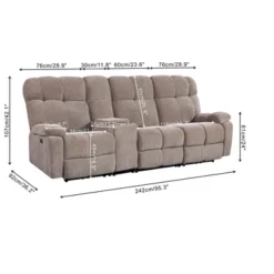 Liyasi OKIN Motor Power Recliner Sofa Multiple Combinations Armless Chair -House Furnish World GUEST f349e0a7 cea0 4a4f bf14 e9461a765d22
