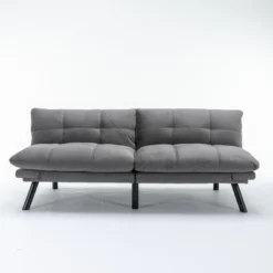 Light Gray Convertible Folding Modern Sofa Bed -House Furnish World GUEST f5677c15 e9bc 409c 89c8 d20f38f2f30b
