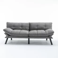 Light Gray Convertible Folding Modern Sofa Bed -House Furnish World GUEST f94d420c 67d4 4951 a51b 9a855d6392c9