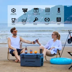 35Qt New Gray Insulated Box -House Furnish World GUEST f9a5a223 a5b0 4e79 b100 6797f782ef35