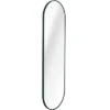 Black 63 X 20IN Pill Shaped Full Lenghth Mirror Or Bathroom Mirror
