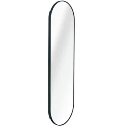 Black 63 X 20IN Pill Shaped Full Lenghth Mirror Or Bathroom Mirror