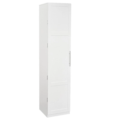 Kitchen Pantry Cabinet, White Freestanding Buffet Cupboards Sideboard With Doors & Shelves, For Kitchen, Living Room And Dinning Room 14 Kitchen Pantry Cabinet, White Freestanding Buffet Cupboards Sideboard With Doors & Shelves, For Kitchen, Living Room And Dinning Room - Image 14