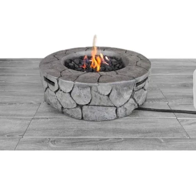 9'' H X 28'' W Fiber Reinforced Concrete Outdoor Fire Pit 5 9'' H X 28'' W Fiber Reinforced Concrete Outdoor Fire Pit - Image 5